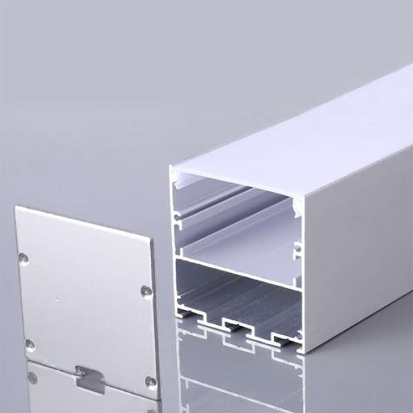50mm 2 Inches Square Black LED Linear Pendant Light Profile 50mm 2 Inches Square Black LED Linear Pendant Light Profile